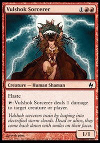 Vulshok Sorcerer [Premium Deck Series: Fire and Lightning] | Gaming Infinity