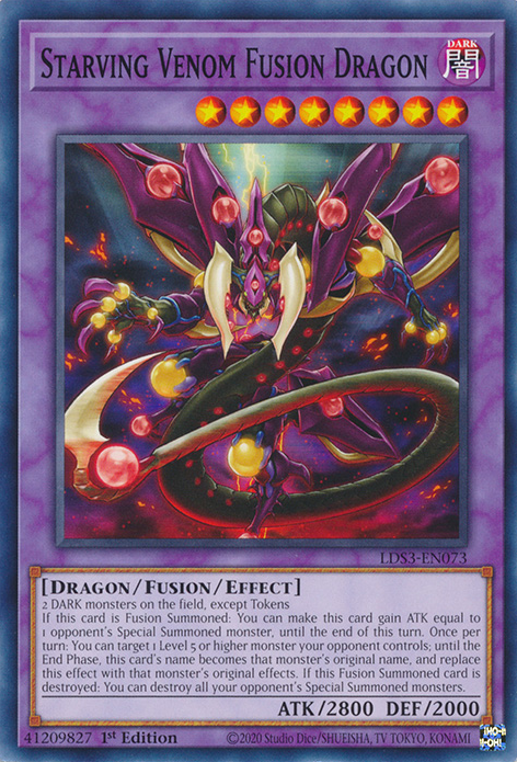 Starving Venom Fusion Dragon [LDS3-EN073] Common | Gaming Infinity