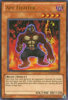 Ape Fighter (5D's Duel Transer) [Yu-Gi-Oh! Video Game Promotional Cards] [YDT1-EN001] | Gaming Infinity