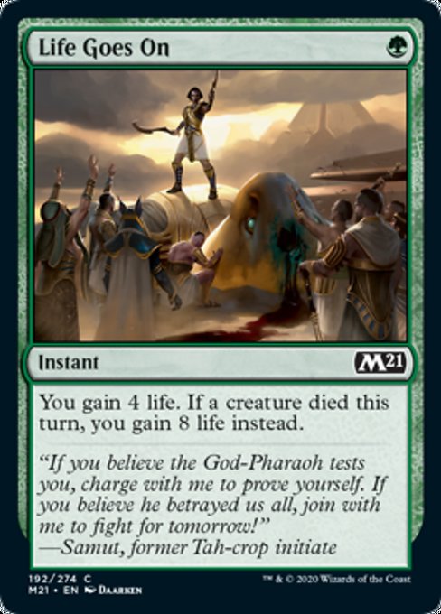 Life Goes On [Core Set 2021] | Gaming Infinity