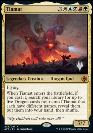 Tiamat (Promo Pack) [Dungeons & Dragons: Adventures in the Forgotten Realms Promos] | Gaming Infinity