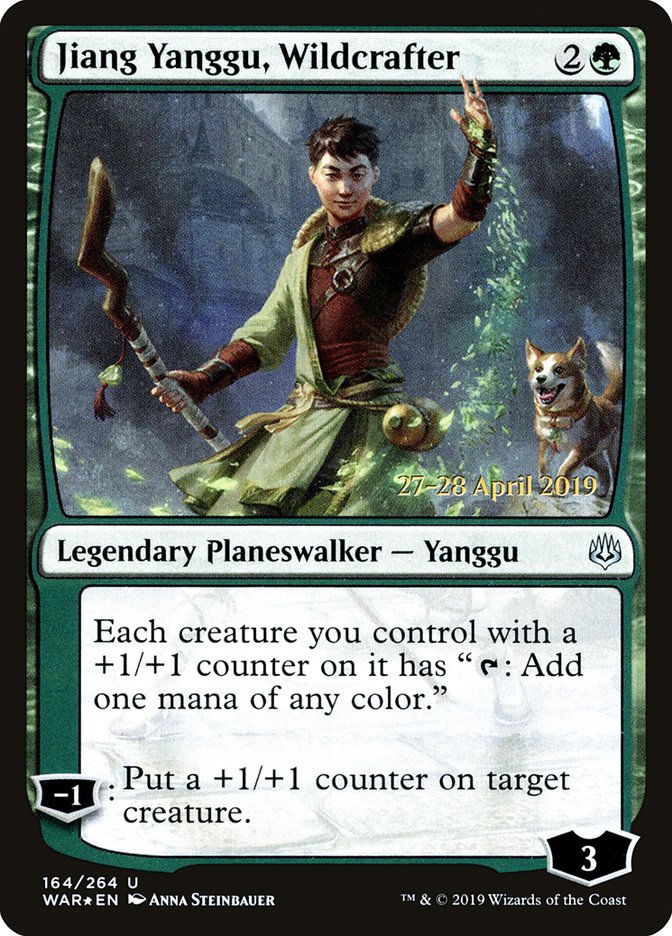 Jiang Yanggu, Wildcrafter  [War of the Spark Prerelease Promos] | Gaming Infinity