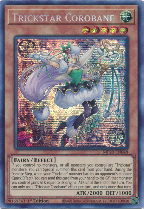 Trickstar Corobane [MP20-EN048] Prismatic Secret Rare | Gaming Infinity