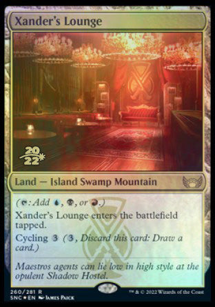 Xander's Lounge [Streets of New Capenna Prerelease Promos] | Gaming Infinity
