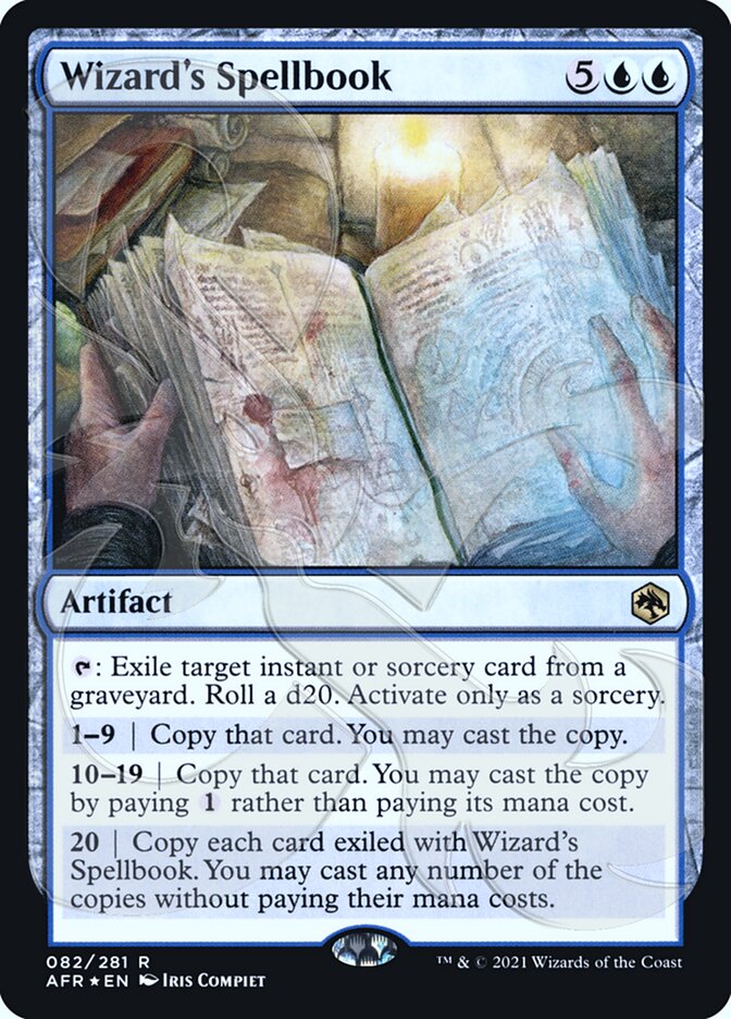 Wizard's Spellbook (Ampersand Promo) [Dungeons & Dragons: Adventures in the Forgotten Realms Promos] | Gaming Infinity