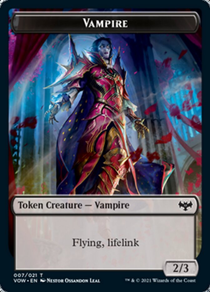 Vampire Token (007) [Innistrad: Crimson Vow Tokens] | Gaming Infinity