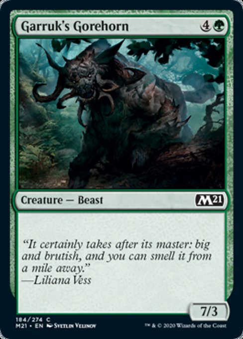 Garruk's Gorehorn [Core Set 2021] | Gaming Infinity