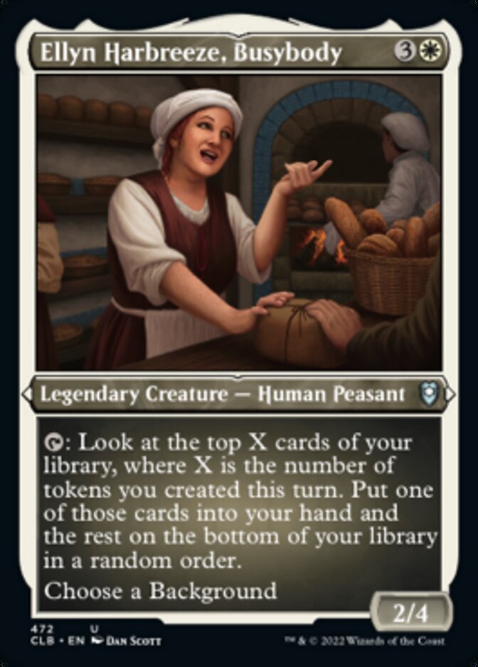 Ellyn Harbreeze, Busybody (Foil Etched) [Commander Legends: Battle for Baldur's Gate] | Gaming Infinity