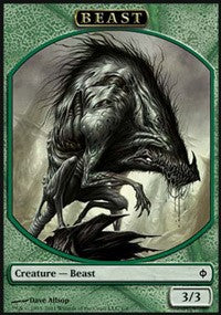 Beast Token [New Phyrexia Tokens] | Gaming Infinity