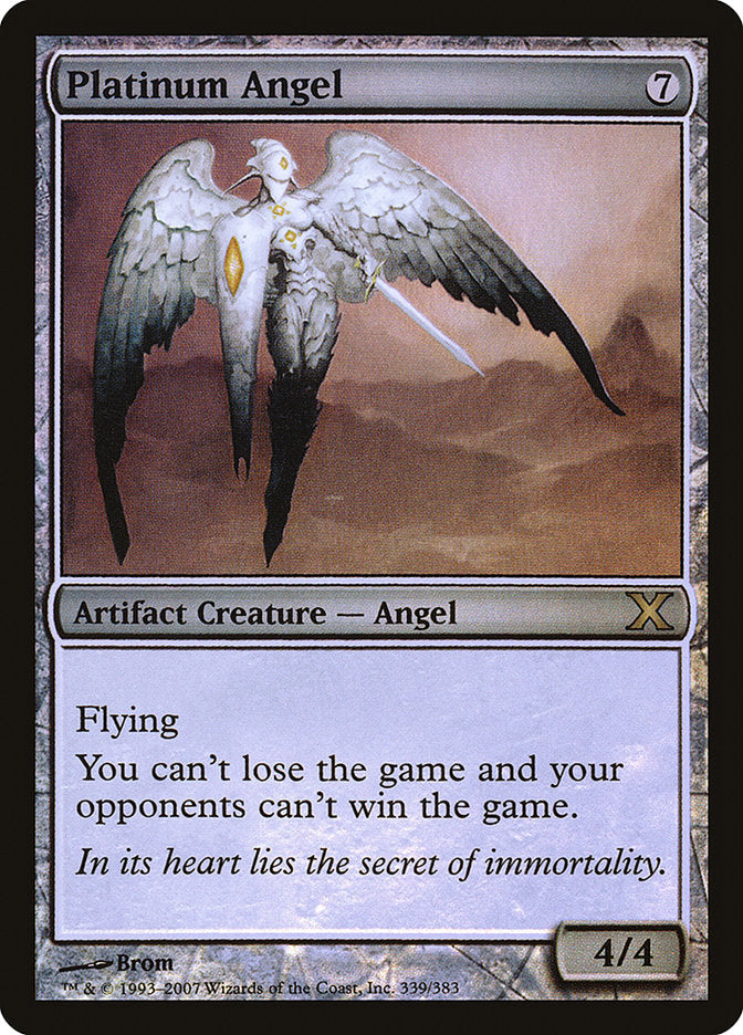 Platinum Angel (Premium Foil) [Tenth Edition] | Gaming Infinity