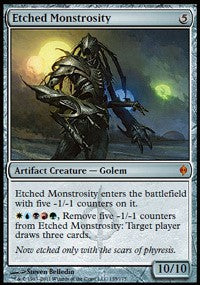 Etched Monstrosity [New Phyrexia] | Gaming Infinity