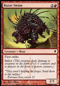 Razor Swine [New Phyrexia] | Gaming Infinity