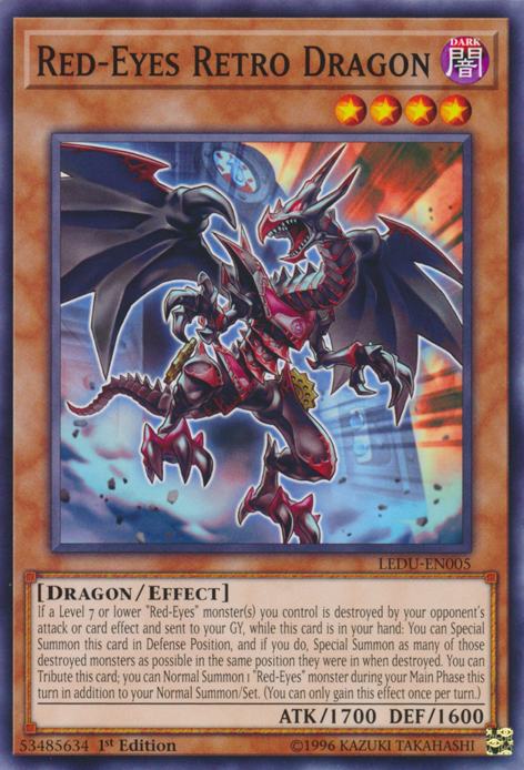 Red-Eyes Retro Dragon [LEDU-EN005] Common | Gaming Infinity