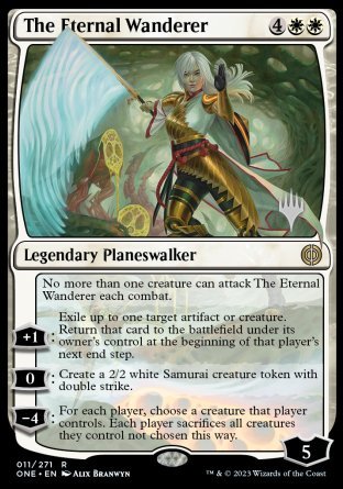 The Eternal Wanderer (Promo Pack) [Phyrexia: All Will Be One Promos] | Gaming Infinity