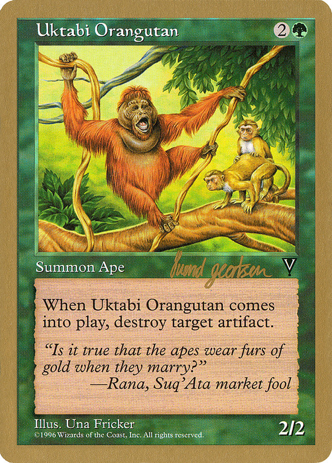 Uktabi Orangutan (Svend Geertsen) (SB) [World Championship Decks 1997] | Gaming Infinity