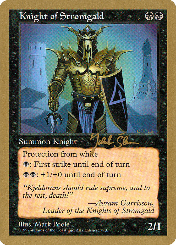 Knight of Stromgald (Jakub Slemr) [World Championship Decks 1997] | Gaming Infinity