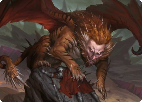 Manticore Art Card [Dungeons & Dragons: Adventures in the Forgotten Realms Art Series] | Gaming Infinity