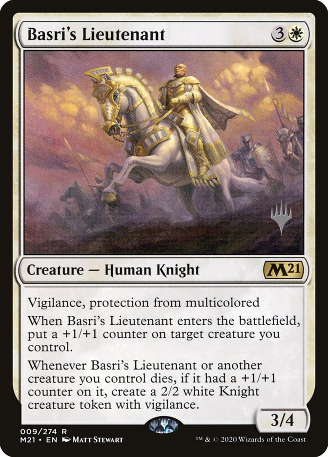 Basri's Lieutenant (Promo Pack) [Core Set 2021 Promos] | Gaming Infinity