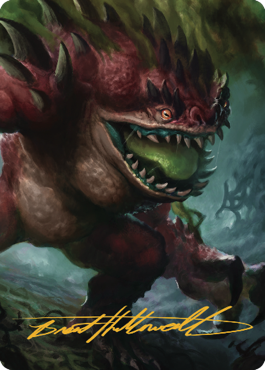 Hezrou Art Card (Gold-Stamped Signature) [Commander Legends: Battle for Baldur's Gate Art Series] | Gaming Infinity