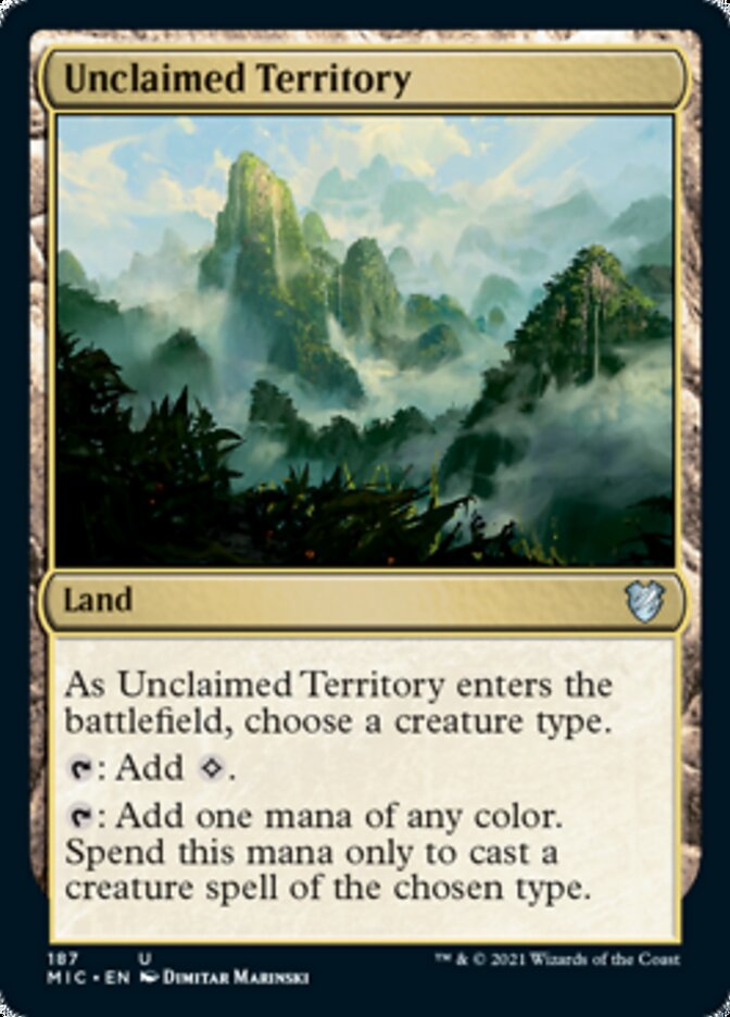 Unclaimed Territory [Innistrad: Midnight Hunt Commander] | Gaming Infinity