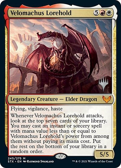 Velomachus Lorehold (Promo Pack) [Strixhaven: School of Mages Promos] | Gaming Infinity