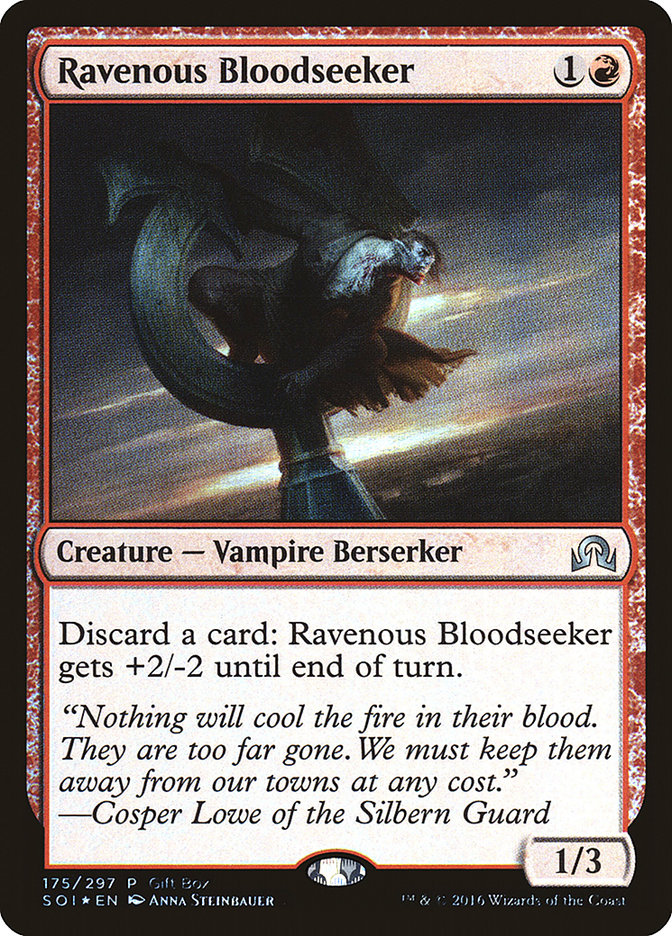 Ravenous Bloodseeker (Gift Box) [Shadows over Innistrad Promos] | Gaming Infinity