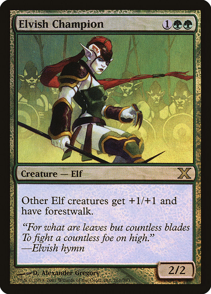 Elvish Champion (Premium Foil) [Tenth Edition] | Gaming Infinity