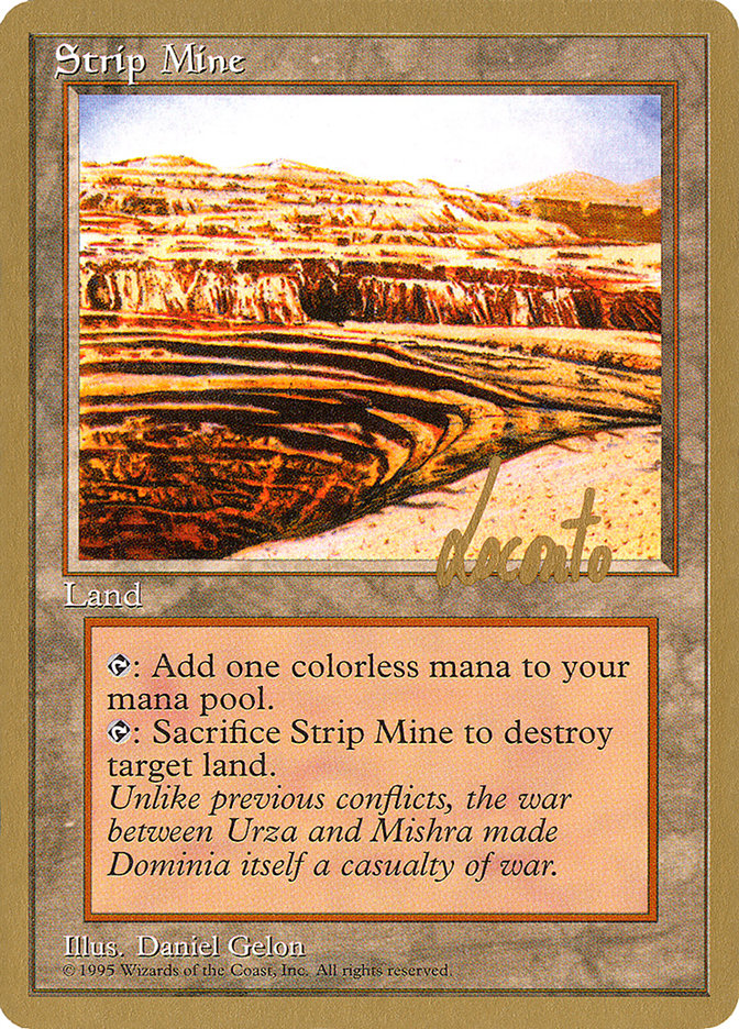 Strip Mine (Michael Loconto) [Pro Tour Collector Set] | Gaming Infinity
