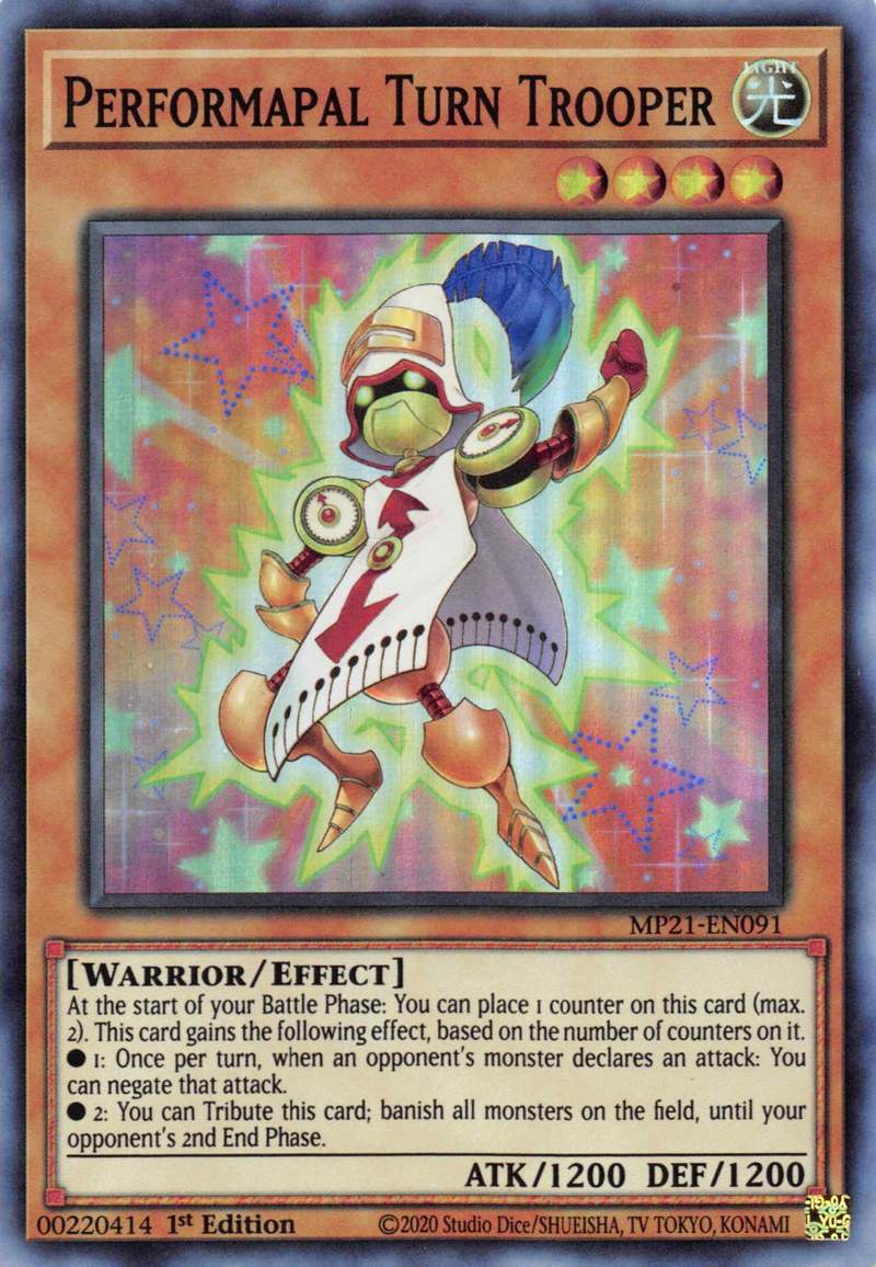 Performapal Turn Trooper [MP21-EN091] Super Rare | Gaming Infinity