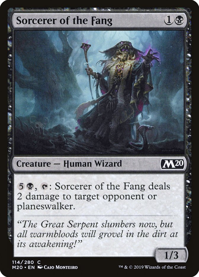 Sorcerer of the Fang [Core Set 2020] | Gaming Infinity