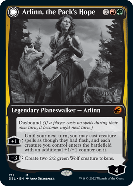 Arlinn, the Pack's Hope // Arlinn, the Moon's Fury [Innistrad: Double Feature] | Gaming Infinity