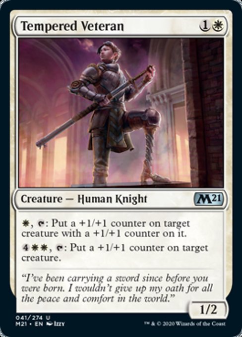 Tempered Veteran [Core Set 2021] | Gaming Infinity