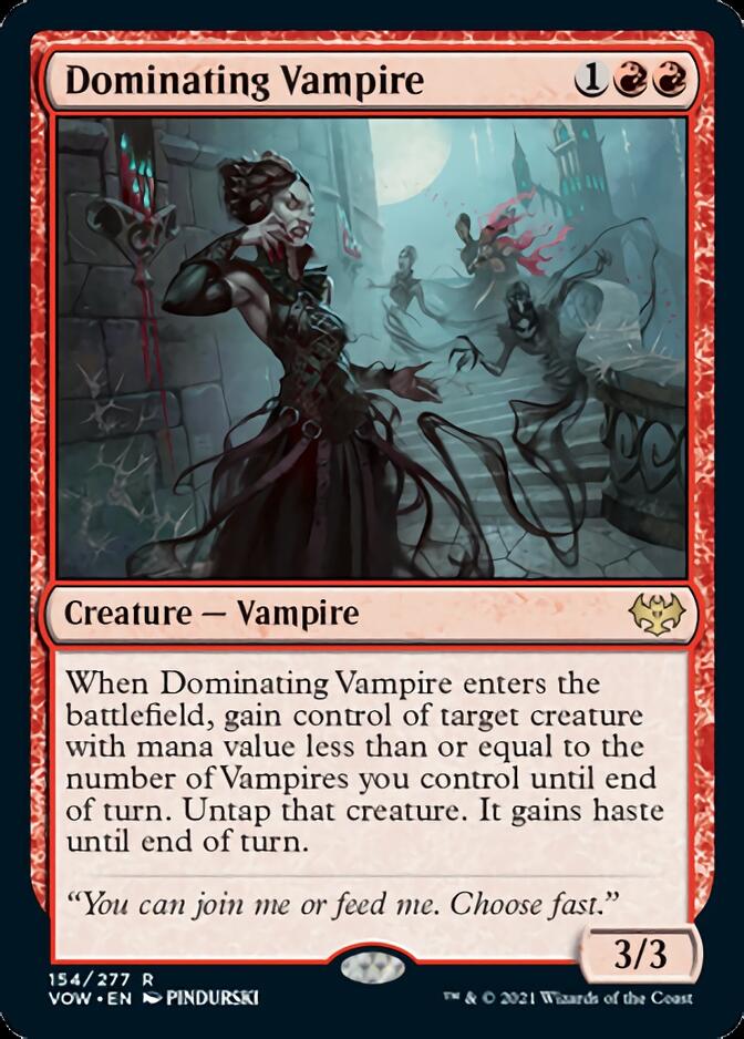 Dominating Vampire [Innistrad: Crimson Vow] | Gaming Infinity