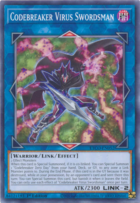 Codebreaker Virus Swordsman [ETCO-EN052] Common | Gaming Infinity