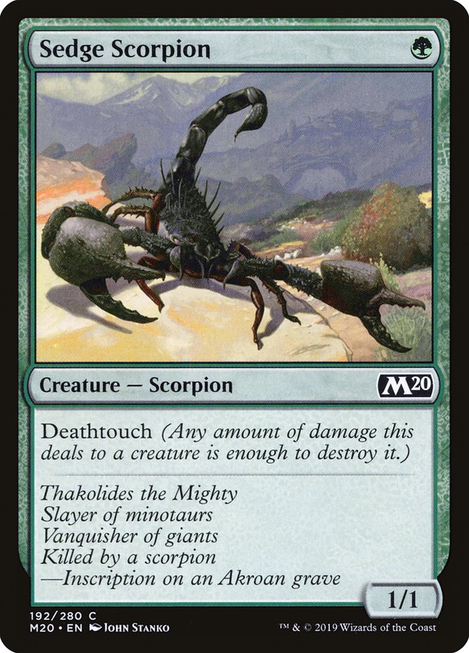 Sedge Scorpion [Core Set 2020] | Gaming Infinity