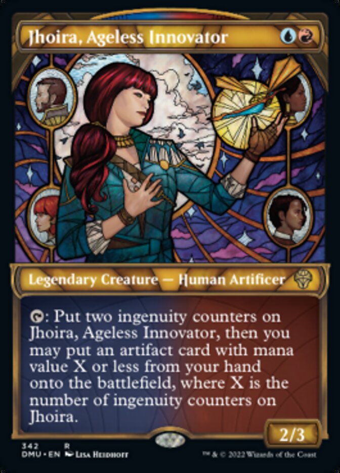 Jhoira, Ageless Innovator (Showcase Textured) [Dominaria United] | Gaming Infinity