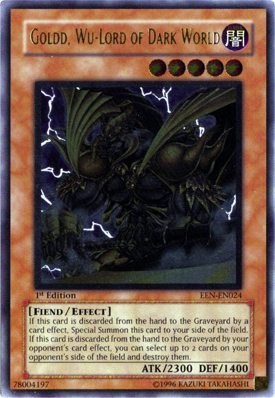 Goldd, Wu-Lord of Dark World [EEN-EN024] Ultimate Rare | Gaming Infinity