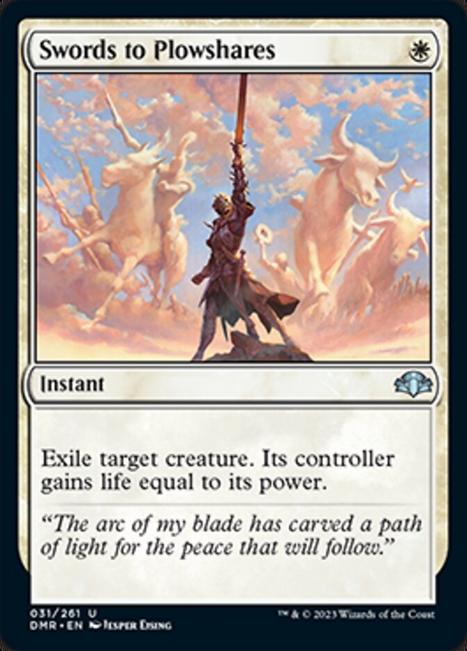 Swords to Plowshares [Dominaria Remastered] | Gaming Infinity