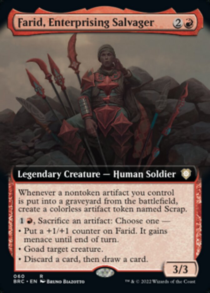 Farid, Enterprising Salvager (Extended Art) [The Brothers' War Commander] | Gaming Infinity