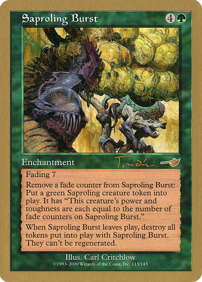 Saproling Burst (Jan Tomcani) [World Championship Decks 2001] | Gaming Infinity