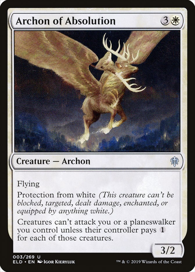 Archon of Absolution [Throne of Eldraine] | Gaming Infinity