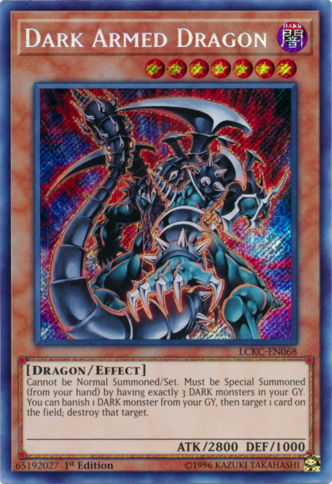 Dark Armed Dragon [LCKC-EN068] Secret Rare | Gaming Infinity