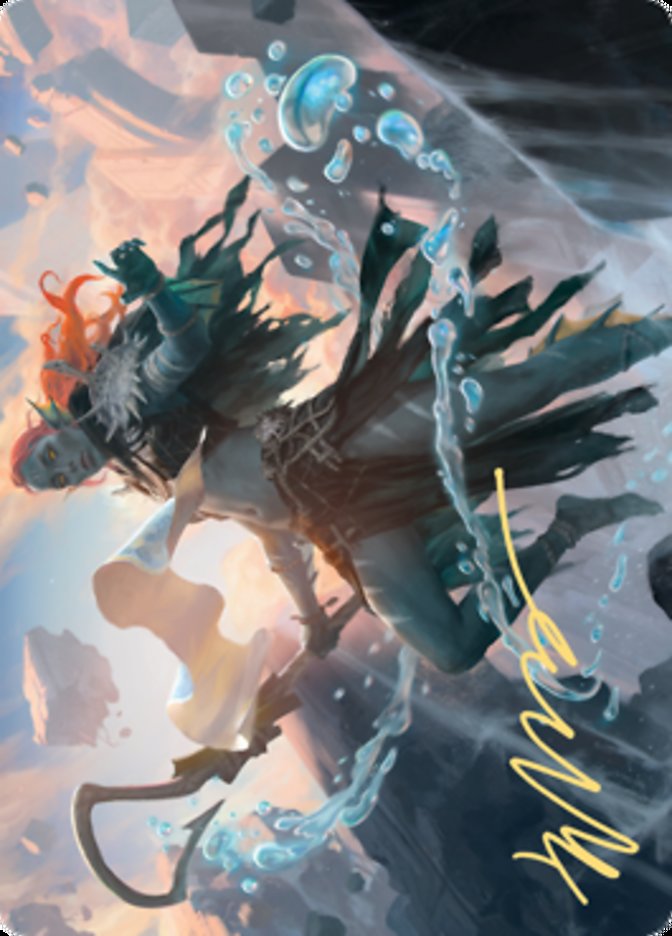 Expedition Diviner Art Card (Gold-Stamped Signature) [Zendikar Rising Art Series] | Gaming Infinity
