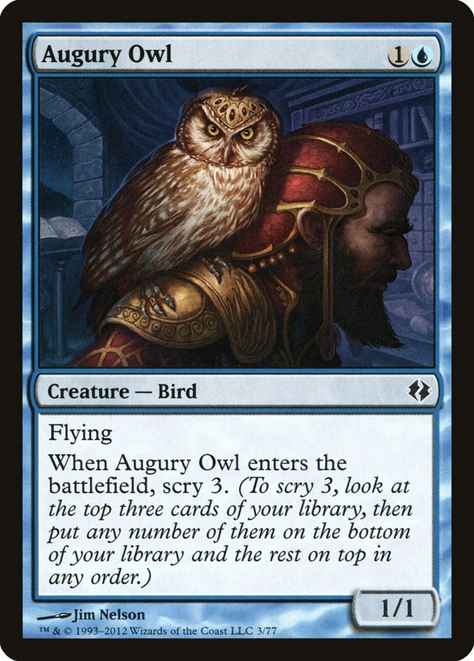 Augury Owl [Duel Decks: Venser vs. Koth] | Gaming Infinity