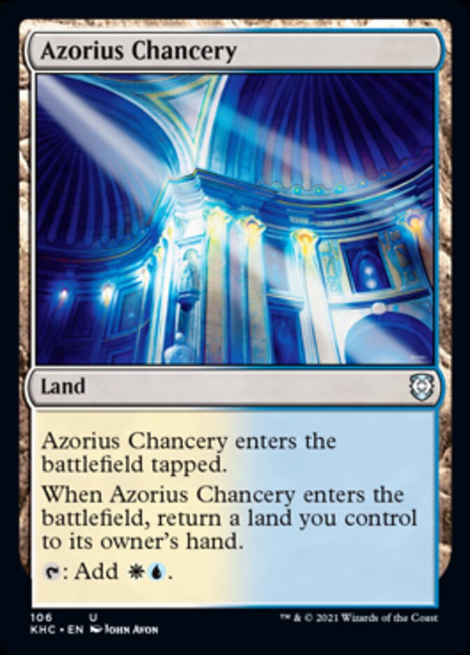 Azorius Chancery [Kaldheim Commander] | Gaming Infinity