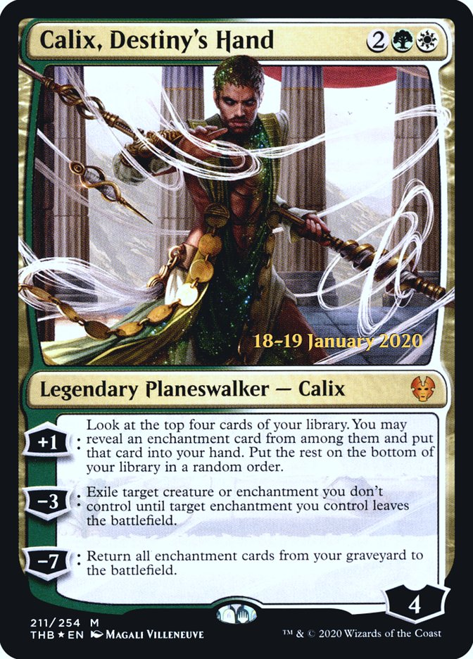 Calix, Destiny's Hand [Theros Beyond Death Prerelease Promos] | Gaming Infinity