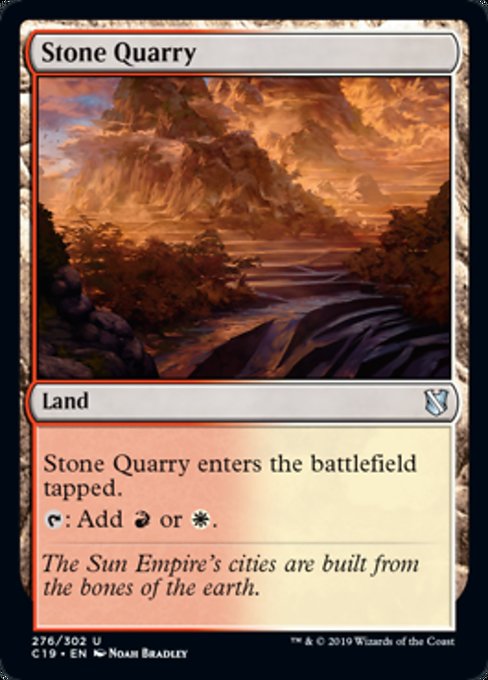 Stone Quarry [Commander 2019] | Gaming Infinity