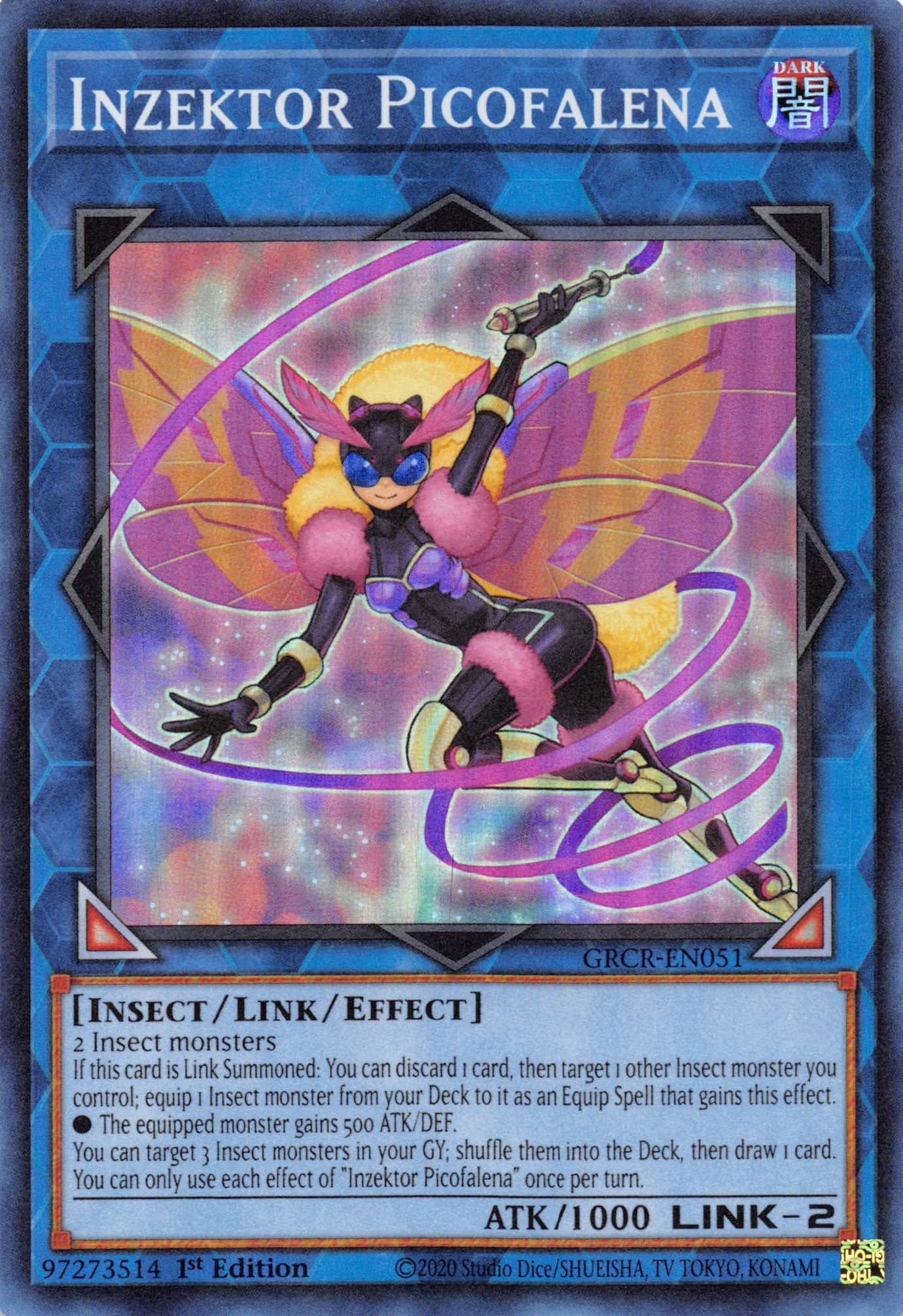 Inzektor Picofalena [GRCR-EN051] Super Rare | Gaming Infinity