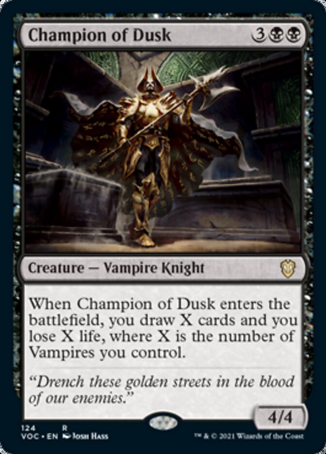 Champion of Dusk [Innistrad: Crimson Vow Commander] | Gaming Infinity