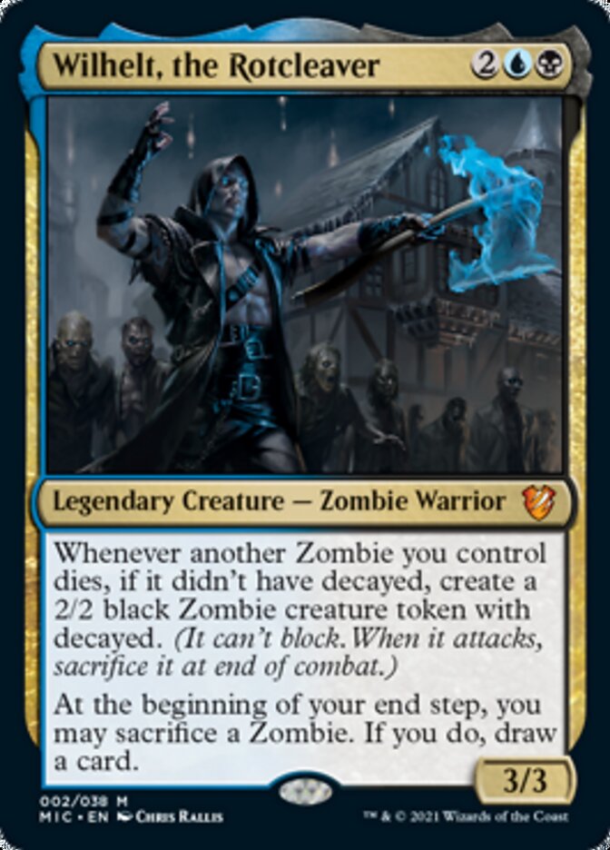 Wilhelt, the Rotcleaver (Display Commander) [Innistrad: Midnight Hunt Commander] | Gaming Infinity